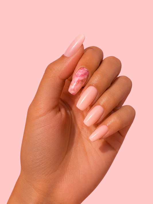 blush marble
